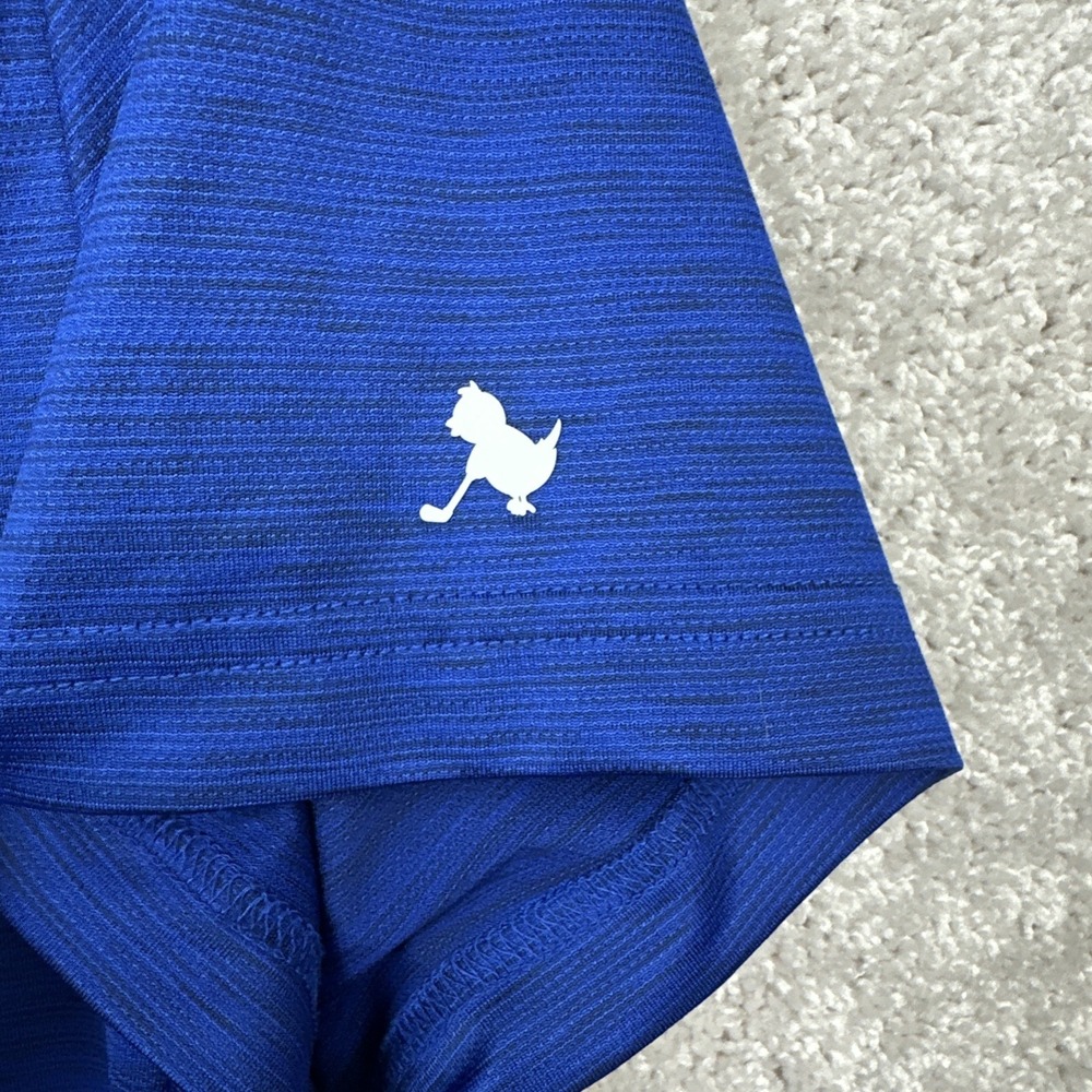 Birdie Bound Golf Performance Blue Polo Shirt Mens 3XL Stretch Casual Stretch - Picture 3 of 6